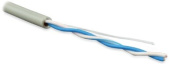 Кабель витая пара (UTP, FTP) uutp1-c5-s24-in-pvc-gy-500 (500 м) кабель витая пара, неэкранированная u/utp | 41482 | hyperline выгодная цена