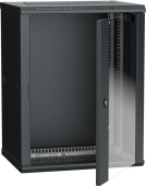 Шкафы и стойки телекоммуникационные 19 шкаф linea w 18u 600x450 мм дверь стекло, ral9005 | lwr5-18u64-gf | itk выгодная цена