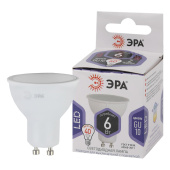 Лампы (источники света) лампа светодиодная led mr16-6w-860-gu10 (диод, софит, 6вт, холод, gu10) (10/100/4800) | б0049070 | эра выгодная цена