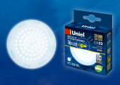 Лампы (источники света) лампа светодиодная led-gx53-16w/6500k/gx53/fr plz01wh led, матовая. 6500k | ul-00005315 | uniel выгодная цена