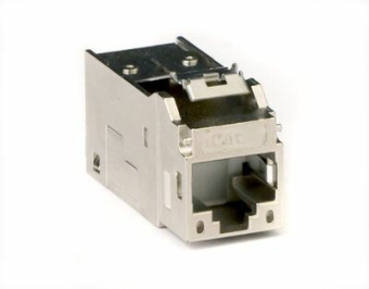 1Розетки, адаптеры и модули Keystone модуль keystone rj45 cat5e экранированный, серебристый | rnk5efsl | dkc выгодная цена