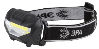 1Фонари фонарь налобный 1хled cob 3хааа gb-501 блэкджек, 3 режима | б0027817 | эра выгодная цена