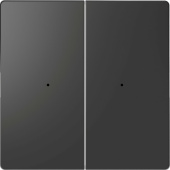 Розетки, выключатели, звонки электрические d-life pluslink клавиша 2-ная без симв-в, антрацит, sd | mtn5220-6034 | schneider electric выгодная цена