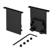 Ленты светодиодные заглушка sl-comfort-3551-f black глухая (arlight, металл) | 031787 | arlight выгодная цена