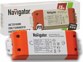 Ленты светодиодные драйвер для светодиодной ленты led nd-p15-ip20-12v 15вт 12в ip20 | 71460 | navigator выгодная цена
