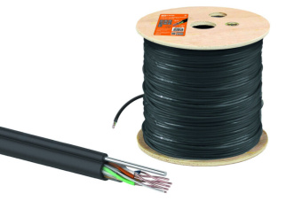 1Кабель витая пара (UTP, FTP) кабель витая пара u/utp cat 5e 4х2х24awg (305м) solid, pe для наружн. прокл., чёрный, трос 1,2мм | sq0107-0107 | tdm выгодная цена