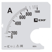 Измерительное оборудование шкала сменная для a961 800/5а-1,5 ekf proxima | s-a961-800 | ekf выгодная цена