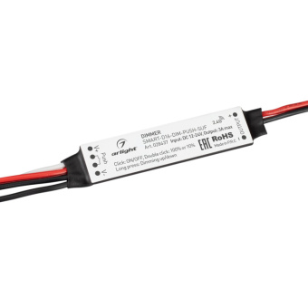 1Ленты светодиодные диммер smart-d16-dim-push-suf (12-24v, 1x3a, 2.4g) (arlight, пластик) | 028437 | arlight выгодная цена