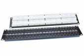 Патч-панели патч-панель pp3-19-48-8p8c-c5e-110d 19", 2u, 48 портов rj-45, категория 5e, dual idc, rohs, цвет черный | 246100 | hyperline выгодная цена