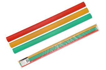 1Изделия для монтажа и опрессовки кабеля трубки термоусаживаемые, набор 3 цвета по 3 шт. тткнг(3:1)-15/5 | sq0548-1509 | tdm выгодная цена
