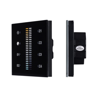 1Ленты светодиодные панель sens sr-2830b-ac-rf-in black (220v,mix+dim,4зоны) | 021062 | arlight выгодная цена