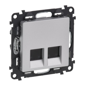 1Розетки, выключатели, звонки электрические valena life diy алюминий розетка комп(rj45) 2-ая 5 кат utp | 753641 | legrand выгодная цена