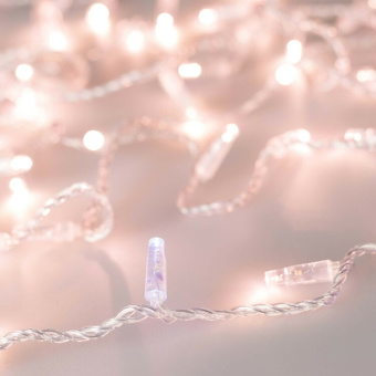 1Ленты светодиодные светодиодная гирлянда ard-string-classic-10000-clear-100led-flash rose gold (230v, 7w) (ardecoled, ip65) | 025790 | arlight выгодная цена