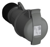 Разъемы промышленные розетка кабельная easy&safe 332ec12,32а,3p+e,ip44,12ч|2cma102045r1000| abb выгодная цена