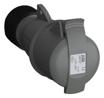 1Разъемы промышленные розетка кабельная easy&safe 332ec12,32а,3p+e,ip44,12ч|2cma102045r1000| abb выгодная цена