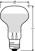Лампы (источники света) лампа светодиодная ledsr6332 4w/827 230v gl e27 10x1ru | 4058075055353 | osram выгодная цена