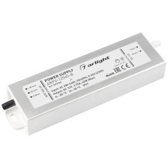 1Ленты светодиодные блок питания arpv-12045-b (12v, 3.8a, 45w) | 021964 | arlight выгодная цена