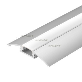 1Ленты светодиодные профиль с экраном alu-flat-2000 anod+frost | 014896 | arlight выгодная цена