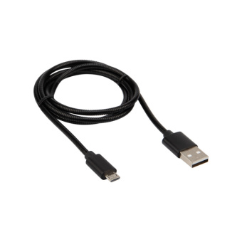 1КОМПЬЮТЕРНЫЕ АКСЕССУАРЫ usb кабель microusb, шнур в металлической оплетке серебристый | 18-4241 | rexant выгодная цена