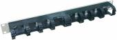 Шкафы и стойки телекоммуникационные 19 организатор кабельный wnk-811-100 19'' высотой 1u, с пластмассовыми кольцами, глубина 70мм, цвет светло-серый (ral7035) | 53873 | zpas выгодная цена