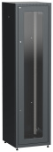 Шкафы и стойки телекоммуникационные 19 шкаф linea e 47u 600х600мм двери 2шт стек. и метал. чер. | le05-47u66-gm | itk выгодная цена