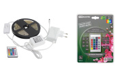 Ленты светодиодные комплект светодиодной ленты smd5050-30 led/м-12 в-7,2 вт/м-ip65-rgb (3 м), 18 вт, ir-контроллер  | sq0331-0236 | tdm выгодная цена