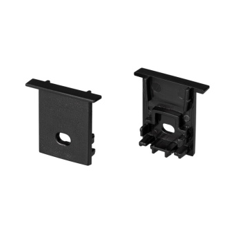 1Ленты светодиодные заглушка sl-comfort-1722-f black c отверстием (arlight, пластик) | 031778 | arlight выгодная цена