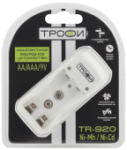 Элементы питания и аккумуляторы устройство зарядное tr-920 компактное (6/24/768) |c0031275 | трофи выгодная цена