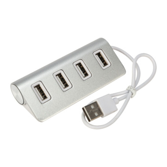 1КОМПЬЮТЕРНЫЕ АКСЕССУАРЫ разветвитель 4 usb-port серебристый | 18-4106 | rexant выгодная цена