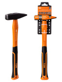 Инструмент ручной молоток слесарный, 400 гр, кованый, с усилен. прорезиненной фиберглассовой рукояткой "алмаз" | sq1036-0112 | tdm выгодная цена