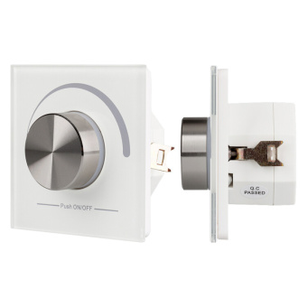 1Ленты светодиодные intelligent arlight роторная панель dali-133-br-dim-in (bus, 230v) | 026493 | arlight выгодная цена