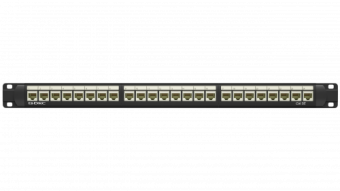 1Патч-панели патч-панель 19",1u,cat5e, 24 модуля rj45, неэкранированная | rn5ppu24 | dkc выгодная цена