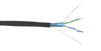 1Кабель витая пара (UTP, FTP) каб. в. п. f/utp кат. 5e 2 пары ldpe 1м чер. generica | bc3-c5e02-339-500-g | itk выгодная цена