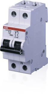 1Модульное оборудование (выключатели, УЗО, АВДТ,  УЗДП) выключатель автоматический двухполюсный (1п+n) s201mt 1,6а c 10ка (s201mt-c1,6na) | 2cds271106r0974 | abb выгодная цена