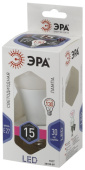 Лампы (источники света) лампа светодиодная led 15вт е27 6000к smd a60-15w-860-e27 | б0031396 | эра выгодная цена