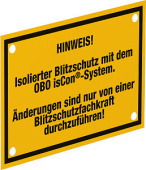 BETTERMANN указательная табличка (iscon hws) | 5408058 | obo bettermann выгодная цена