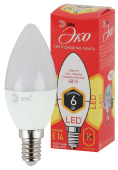 Лампы (источники света) лампа светодиодная red line eco led b35-6w-827-e14 6вт свеча | б0019071 | эра выгодная цена