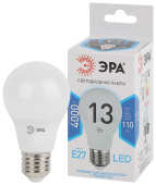 Лампы (источники света) лампа светодиодная led 13вт е27 4000к стандарт smd a60-13w-840-e27 | б0020537 | эра выгодная цена