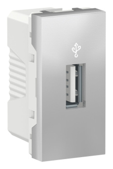 1Розетки, выключатели, звонки электрические unica modular розетка usb, 1 мод. | nu342930 | schneider electric выгодная цена