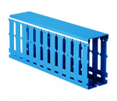 Кабельные каналы короб перфорированный, синий rl12 25x60 | 00280rl | dkc выгодная цена