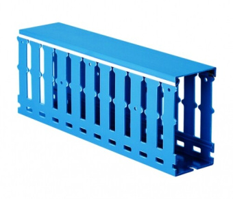 1Кабельные каналы короб перфорированный, синий rl12 25x60 | 00280rl | dkc выгодная цена