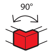 Кабельные каналы внешний неизменяемый угол 90° - для кабель-каналов metra 100x50 | 638012 | legrand выгодная цена