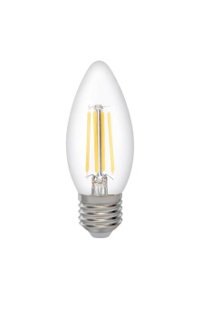 1Лампы (источники света) лампа светодиодная pled omni (филамент) c35 6w e27 3000k cl 230/50 | .5020481 | jazzway выгодная цена