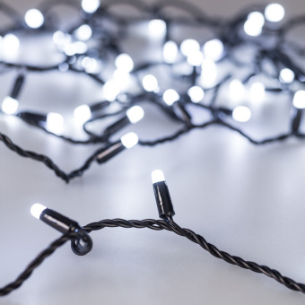 1Ленты светодиодные светодиодная гирлянда ard-string-classic-10000-black-100led-milk-std white (230v, 7w) (ardecoled, ip65) | 031206 | arlight выгодная цена