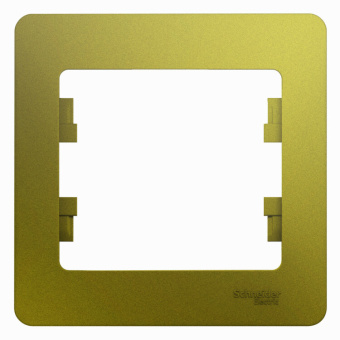 1Розетки, выключатели, звонки электрические glossa фисташковый рамка 1-ая | gsl001001 | se выгодная цена