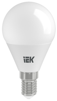 1Лампы (источники света) лампа светодиодная led 9вт 230в 4000к e14 шар | lle-g45-9-230-40-e14 | iek выгодная цена