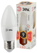 Лампы (источники света) лампа светодиодная led 9вт е27 2700к smd b35-9w-827-e27 | б0027971 | эра выгодная цена