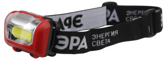 1Фонари фонарь налобный светодиодный gb-709 на батарейках, 3 режима 5 вт, сов, 3хааа, пиранья | б0052751 | эра выгодная цена
