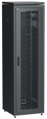 Шкафы и стойки телекоммуникационные 19 шкаф сетевой 19" linea n 42u 600х600 мм перфорированная передняя дверь черный | ln05-42u66-p | itk выгодная цена
