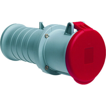 1Разъемы промышленные розетка 63a. 3p+n+e. ip44 463 c6 | 2cma166862r1000 | abb выгодная цена